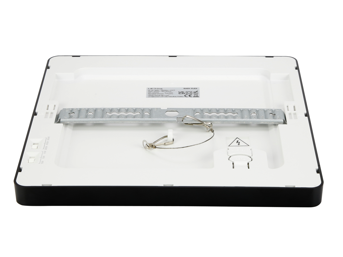 Downlight EASY FLEX 3CCT(3K/4K/5K) 12/15/18W 1440lm vierkant IP20 zwart LITE