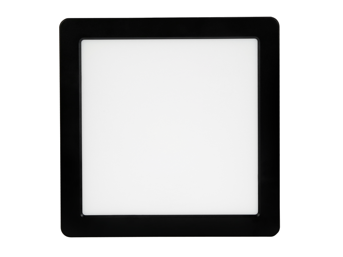 Downlight EASY FLEX 3CCT(3K/4K/5K) 12/15/18W 1440lm vierkant IP20 zwart LITE