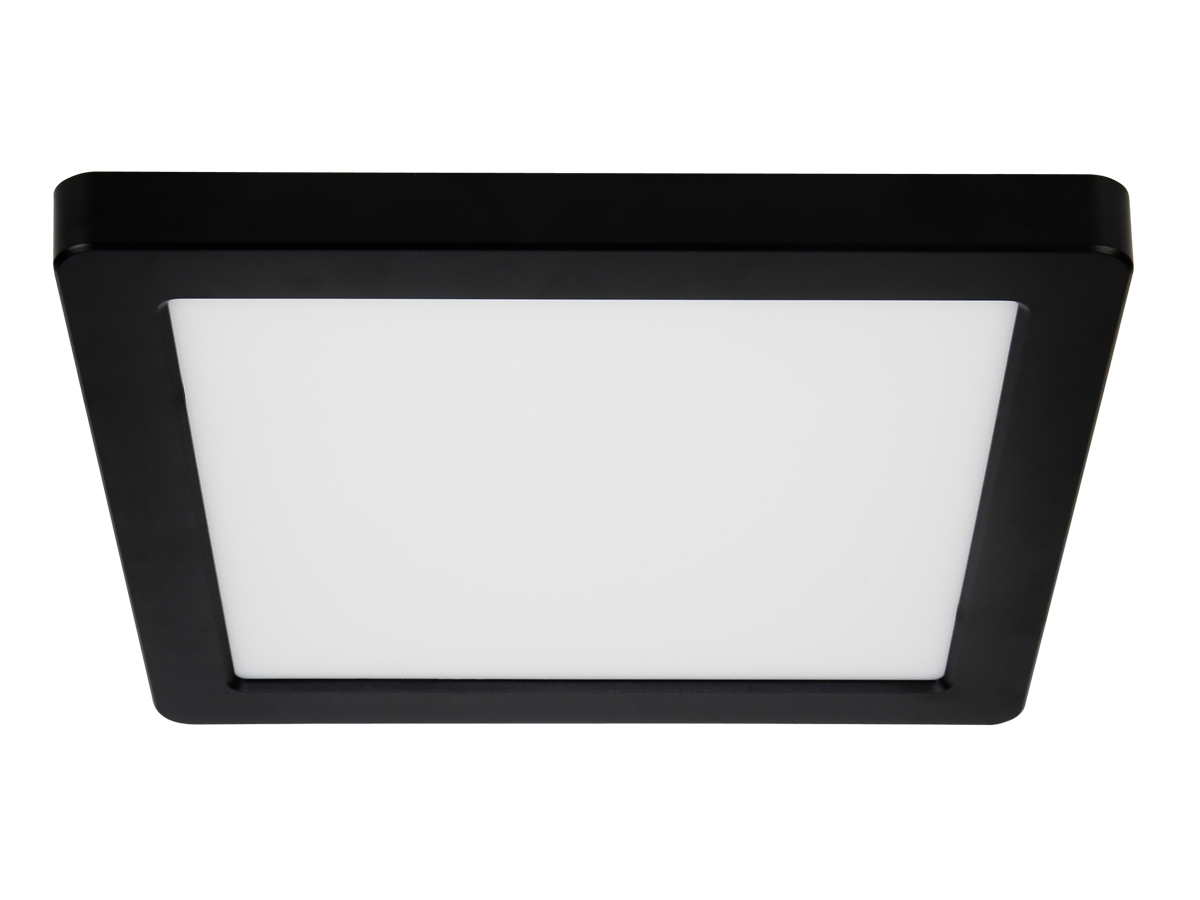 Downlight EASY FLEX 3CCT(3K/4K/5K) 12/15/18W 1440lm vierkant IP20 zwart LITE