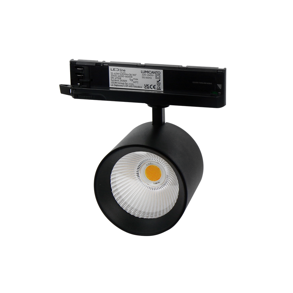 Spoorlicht LUMICANTO 12-42W CCT 36/60° zwarte PRIME