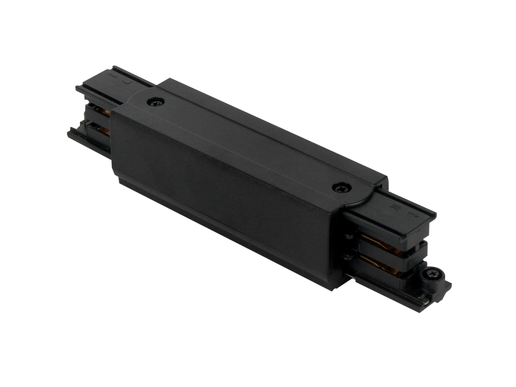Connector I voor LUMICANTO rail zwart met PRIME voeding