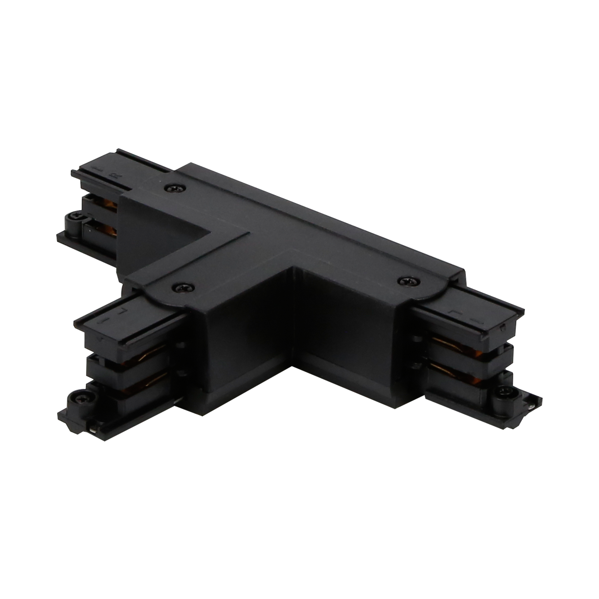 T connector voor LUMICANTO buis links zwart met PRIME voeding