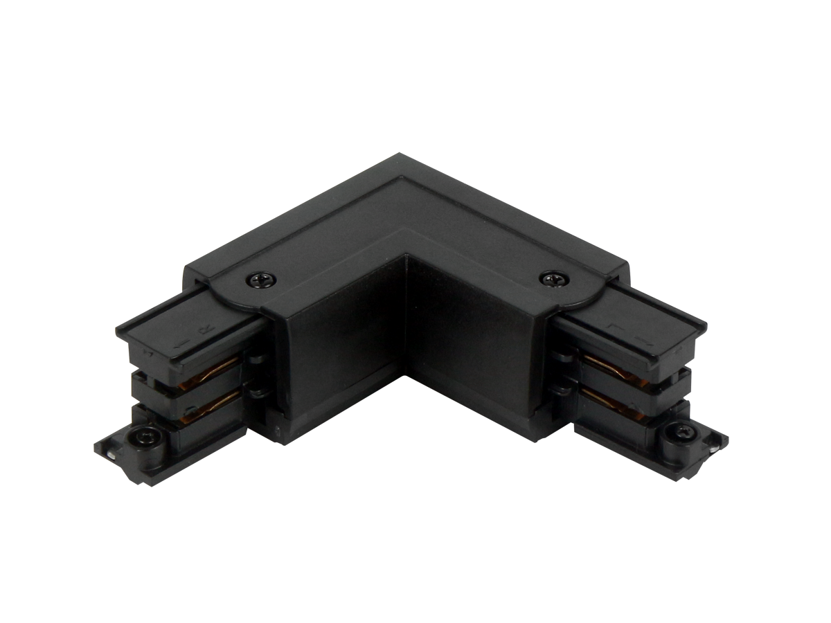 L connector voor LUMICANTO buis rechts zwart met PRIME voeding