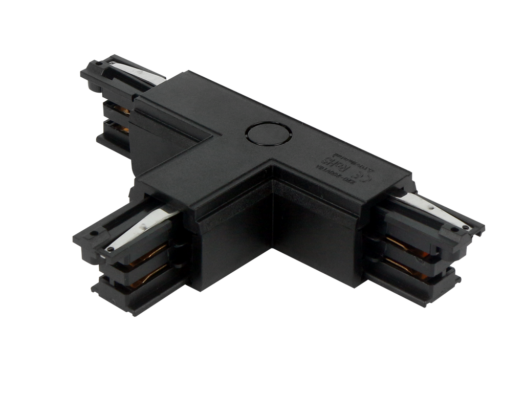 T connector voor LUMICANTO buis rechts zwart met PRIME voeding