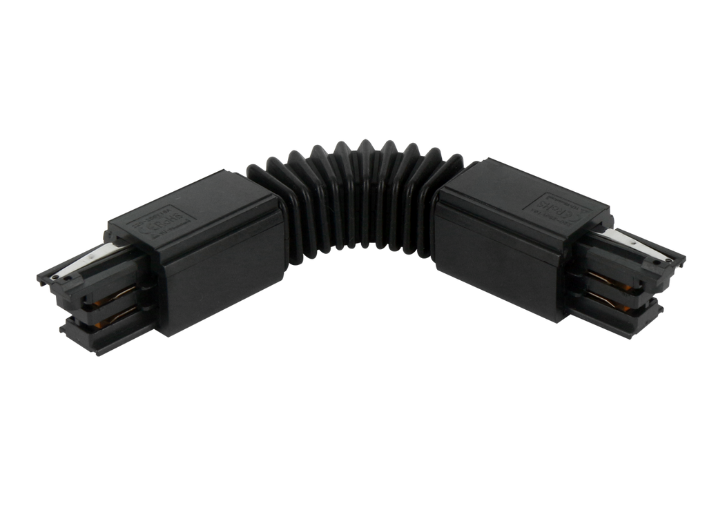 Flexibele aansluiting voor LUMICANTO rail zwart PRIME