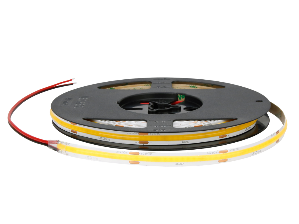 LED-strip 480 COB 24V 3000K 11W IP20 8mm 5m 1100lm/m PRIME