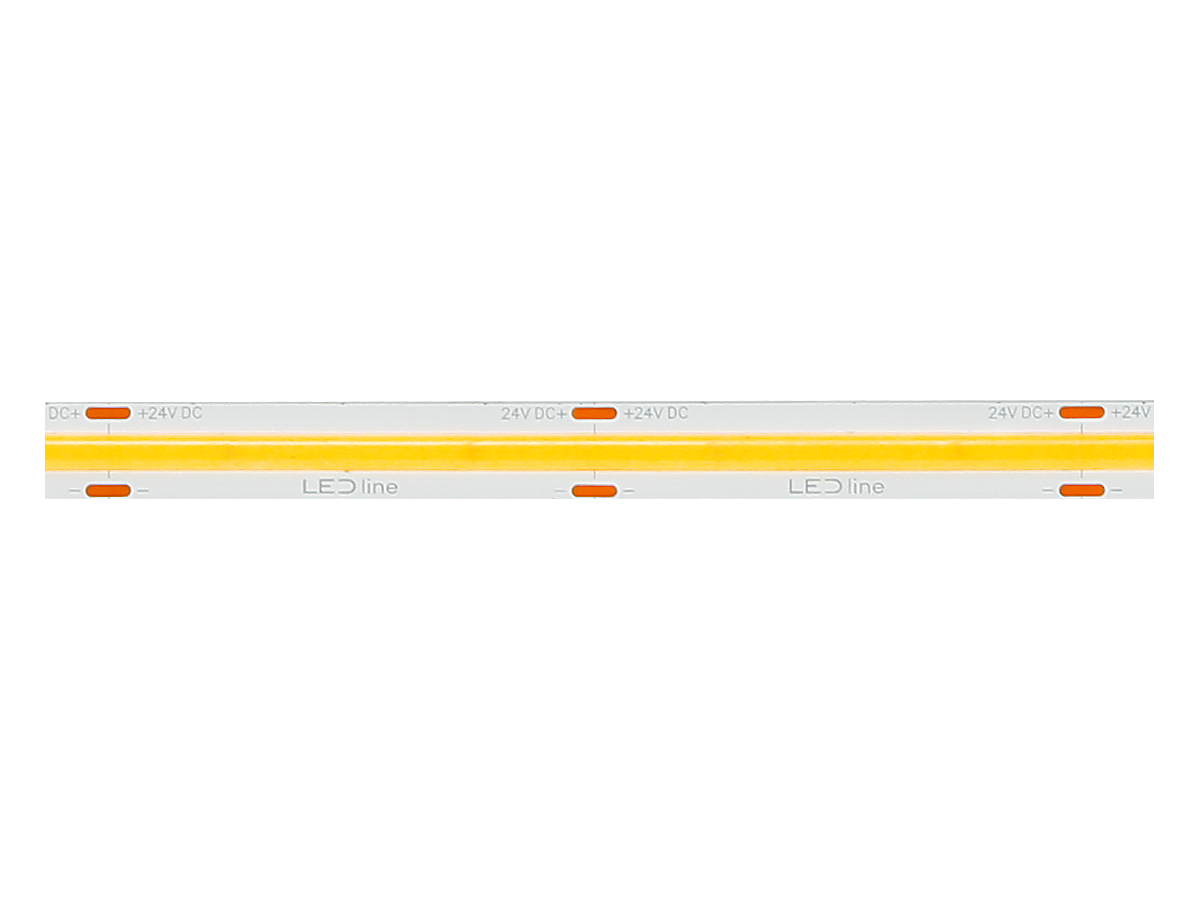 LED-strip 480 COB 24V 3000K 18W IP20 10mm 5m 1800lm/m PRIME