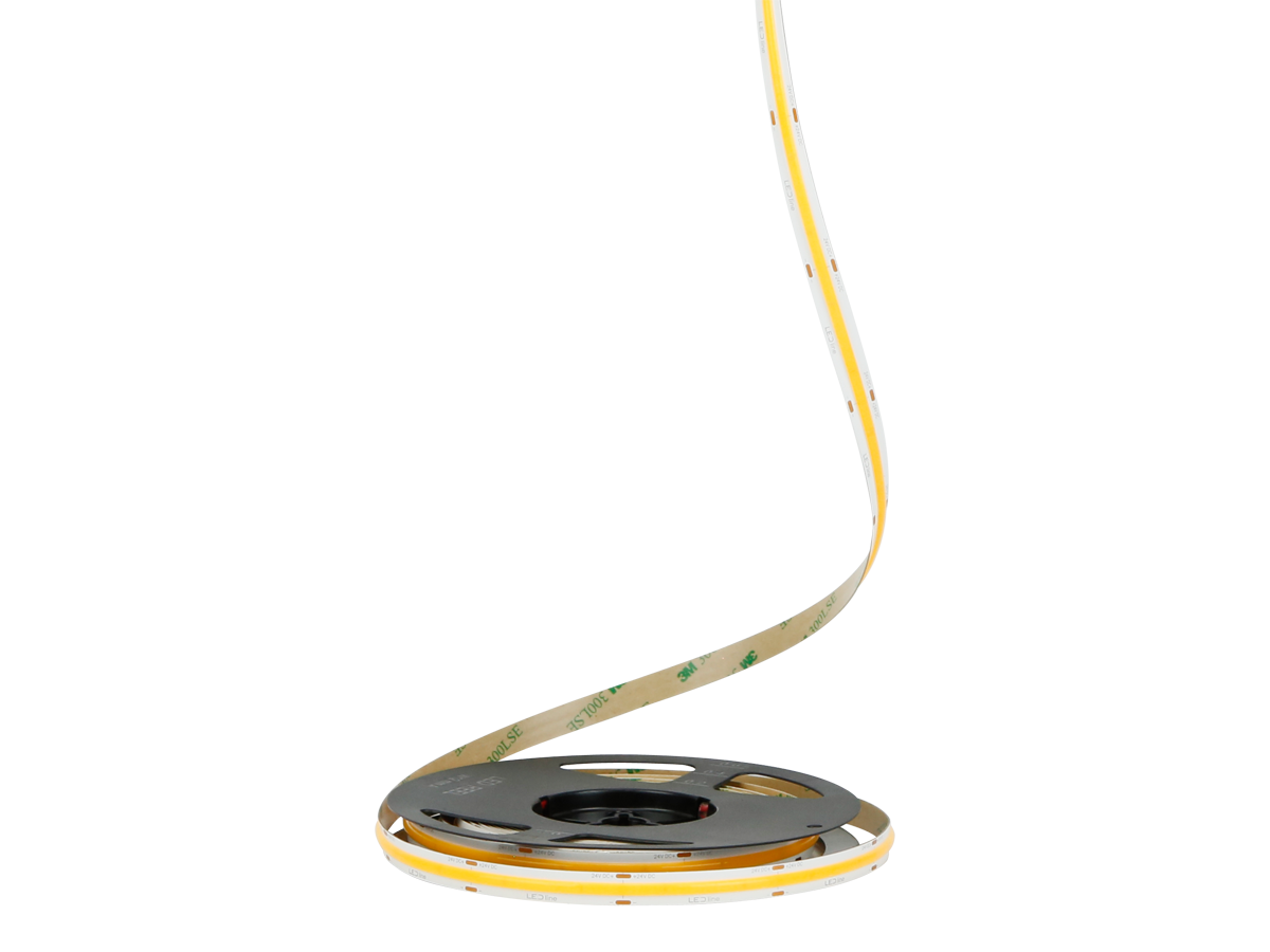 LED-strip 480 COB 24V 3000K 18W IP20 10mm 5m 1800lm/m PRIME