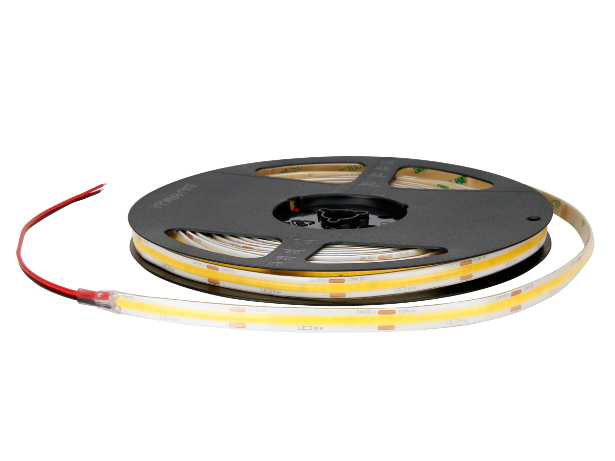 LED tape 528 COB 24V 3000K 14W IP66 11mm 5m 1400lm/m PRIME