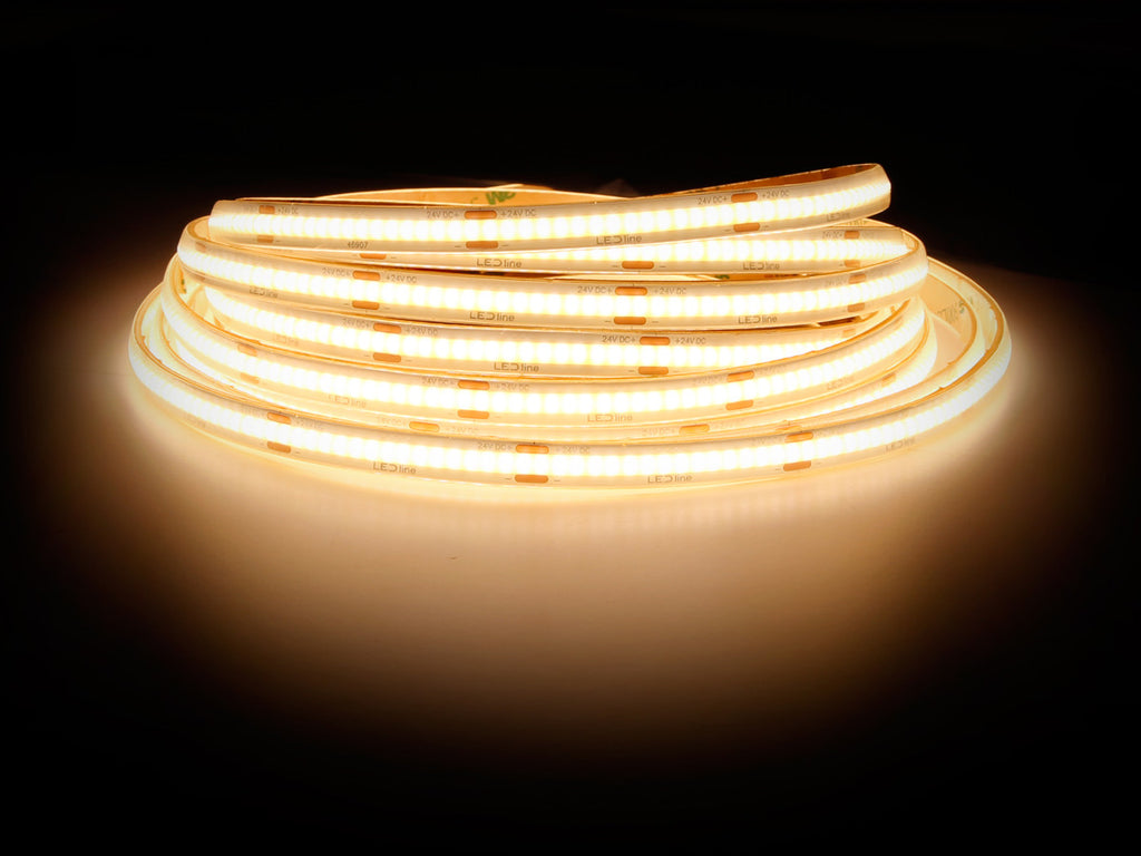 LED tape 320 COB 24V 3000K 5W IP66 9mm 5m 500lm/m PRIME