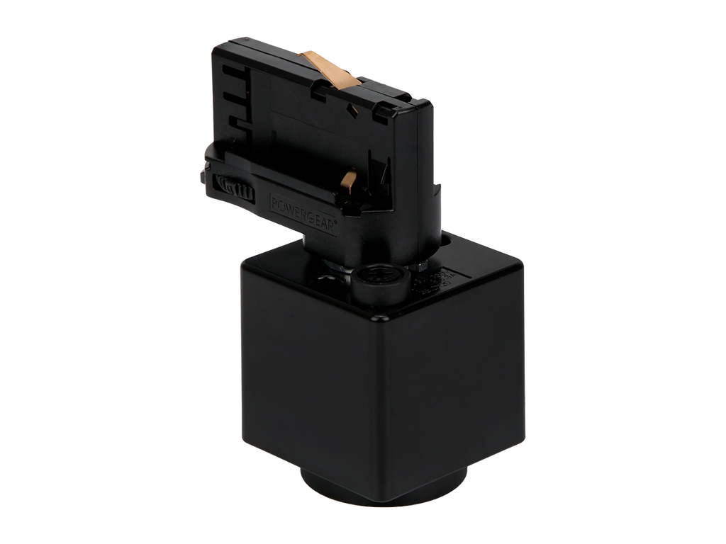 230V stopcontact voor LUMICANTO rail zwart PRIME