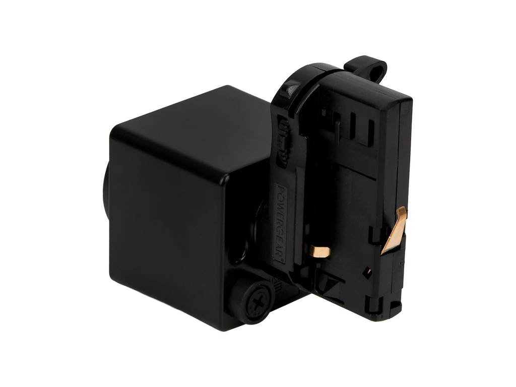 230V stopcontact voor LUMICANTO rail zwart PRIME