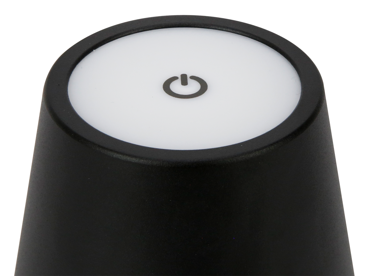 Tafellamp TAZA 3,5W 400lm CCT IP54 zwart 2x2000mAh 4in1 LITE