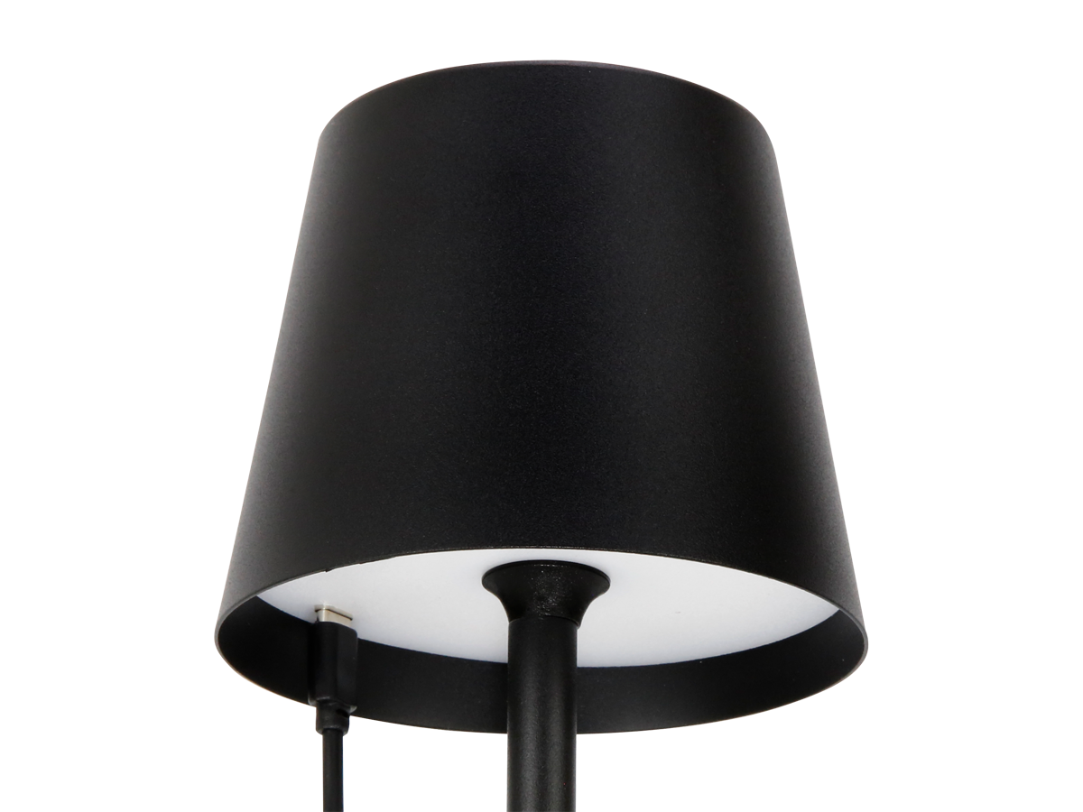 Tafellamp TAZA 3,5W 400lm CCT IP54 zwart 2x2000mAh 4in1 LITE