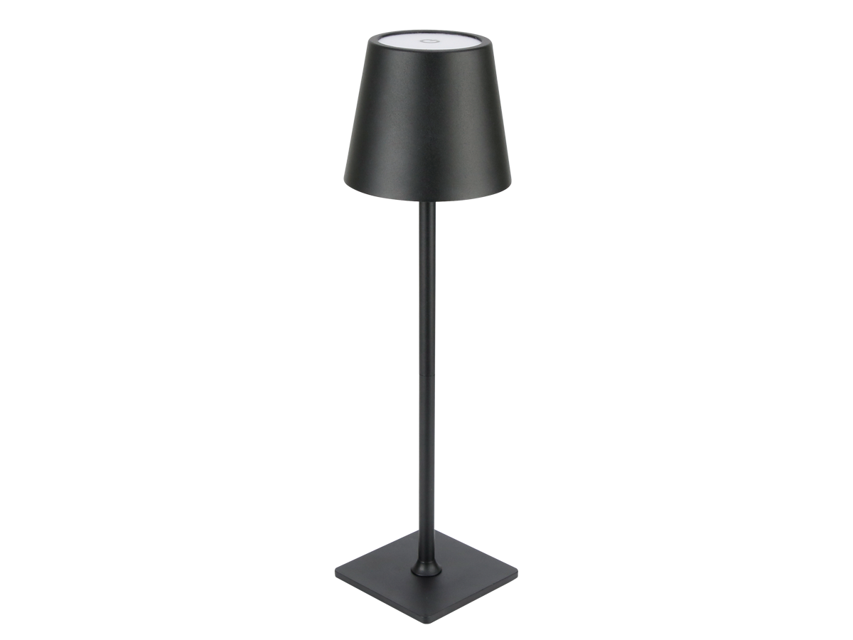 Tafellamp TAZA 3,5W 400lm CCT IP54 zwart 2x2000mAh 4in1 LITE