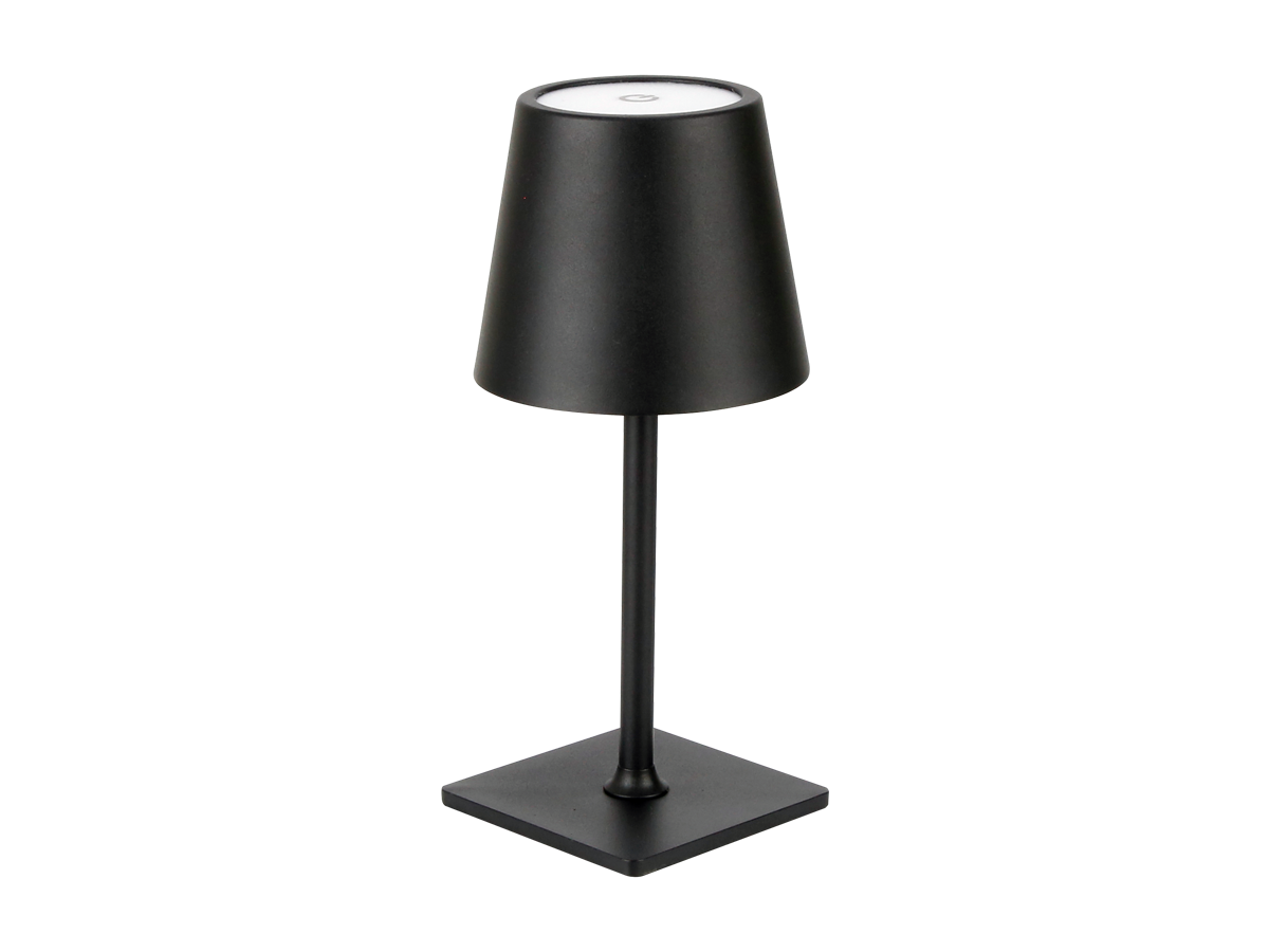 Tafellamp TAZA 3,5W 400lm CCT IP54 zwart 2x2000mAh 4in1 LITE