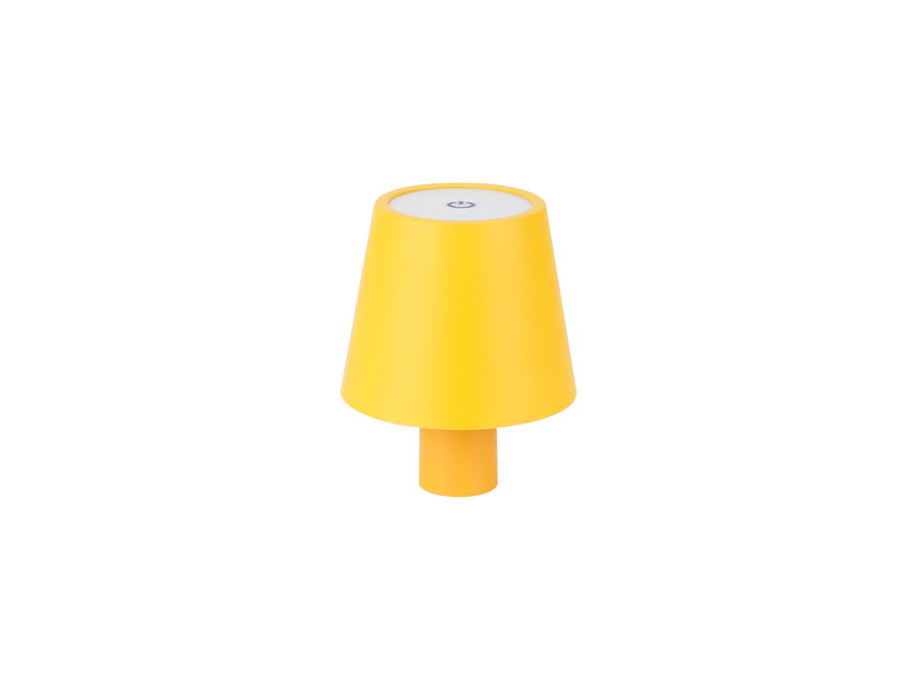 Tafellamp TAZA 3,5W 400lm CCT IP54 geel 2x2000mAh 4in1 LITE