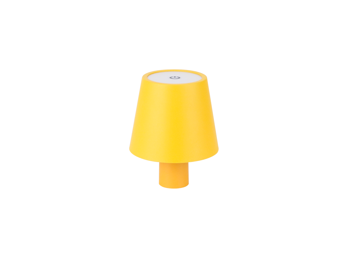 Tafellamp TAZA 3,5W 400lm CCT IP54 geel 2x2000mAh 4in1 LITE