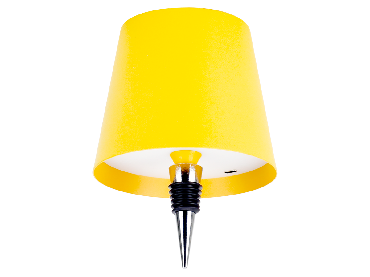 Tafellamp TAZA 3,5W 400lm CCT IP54 geel 2x2000mAh 4in1 LITE