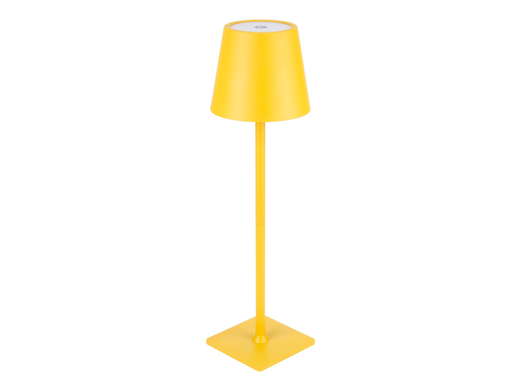 Tafellamp TAZA 3,5W 400lm CCT IP54 geel 2x2000mAh 4in1 LITE