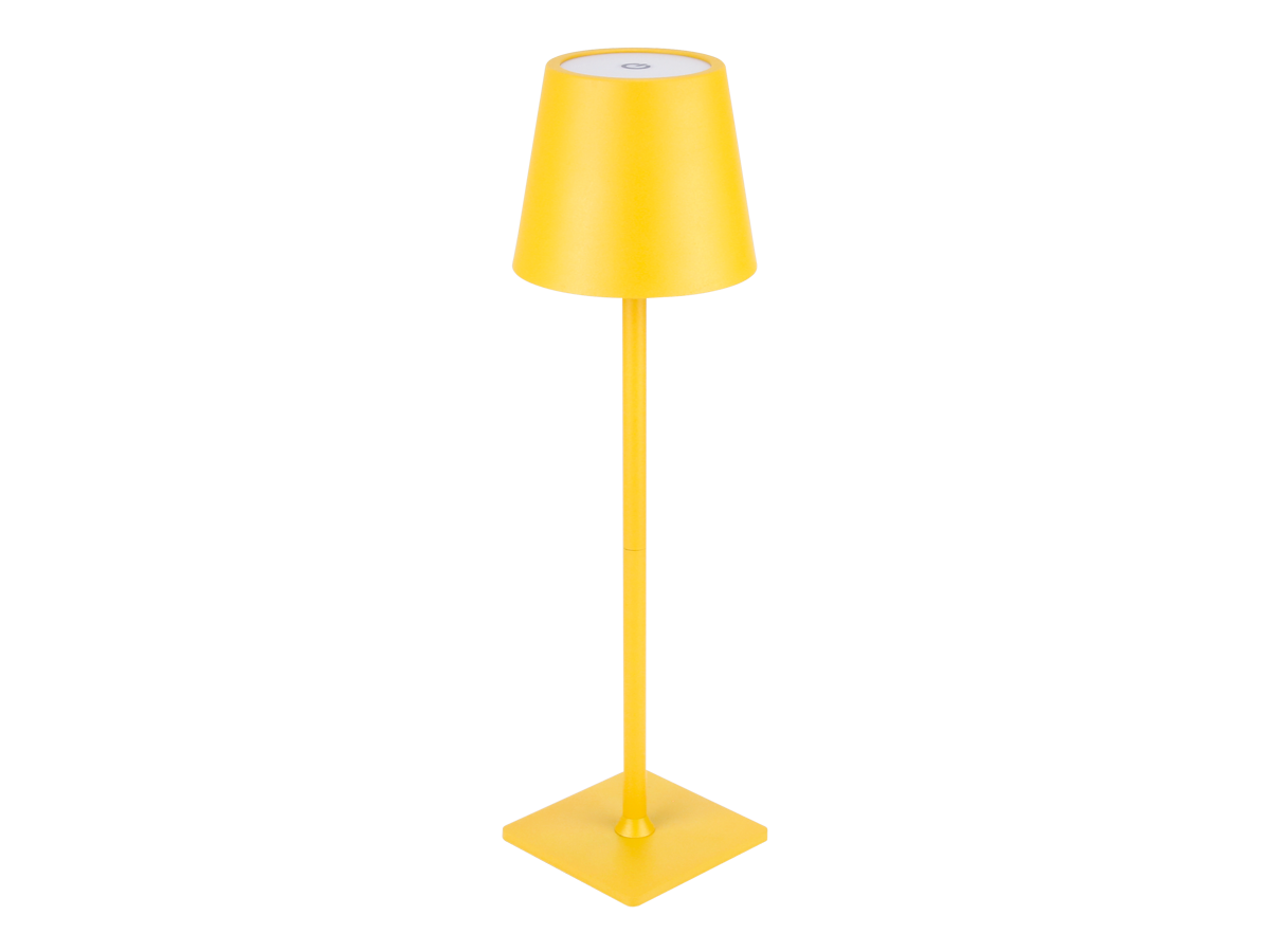 Tafellamp TAZA 3,5W 400lm CCT IP54 geel 2x2000mAh 4in1 LITE