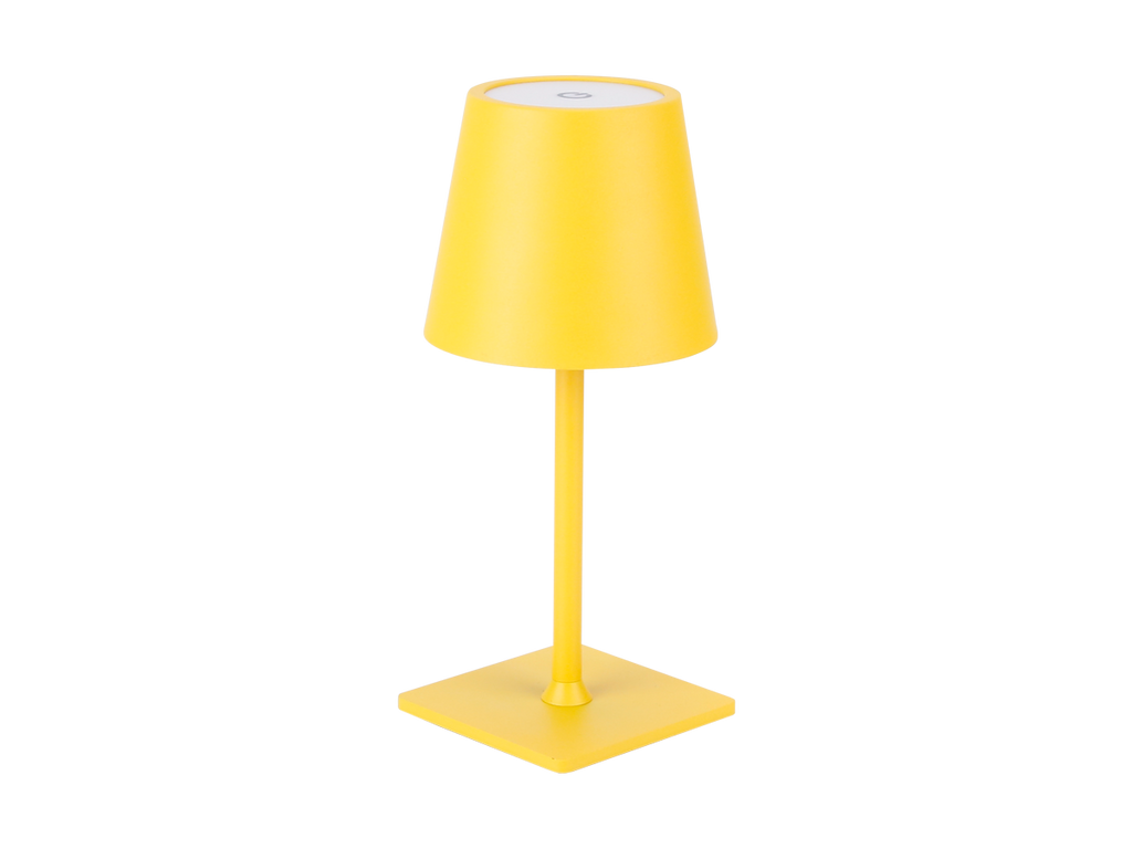 Tafellamp TAZA 3,5W 400lm CCT IP54 geel 2x2000mAh 4in1 LITE