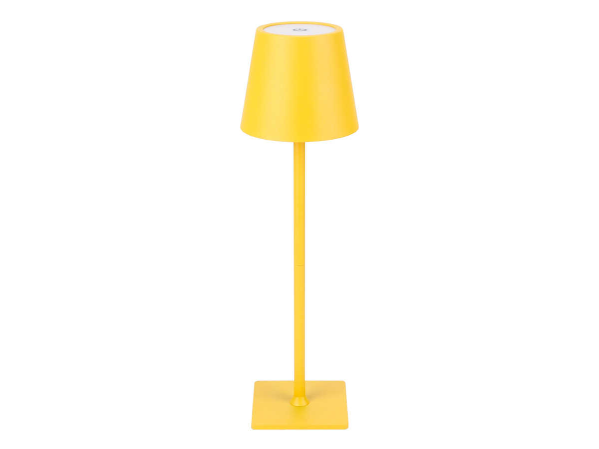 Tafellamp TAZA 3,5W 400lm CCT IP54 geel 2x2000mAh 4in1 LITE