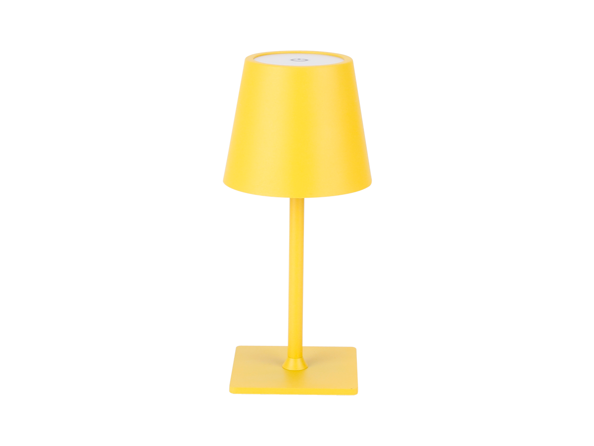 Tafellamp TAZA 3,5W 400lm CCT IP54 geel 2x2000mAh 4in1 LITE
