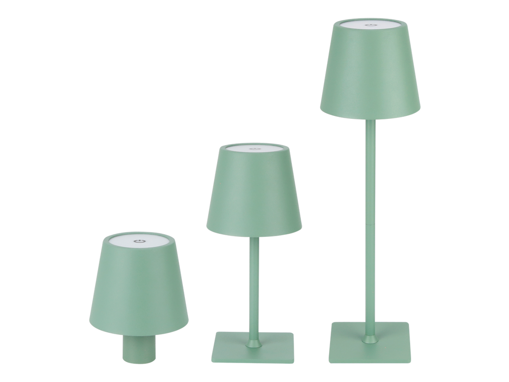 Tafellamp TAZA 3,5W 400lm CCT IP54 groen 2x2000mAh 4in1 LITE