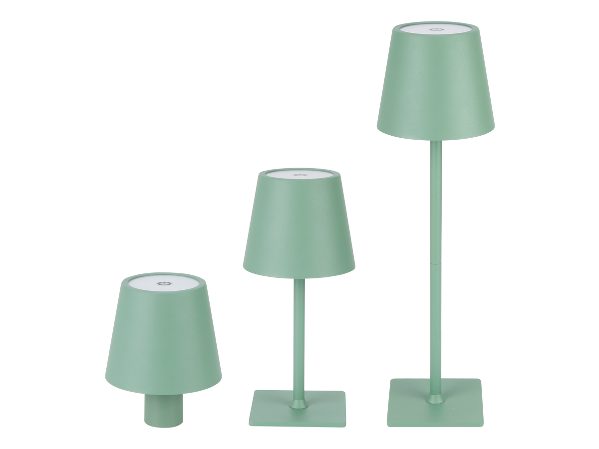 Tafellamp TAZA 3,5W 400lm CCT IP54 groen 2x2000mAh 4in1 LITE