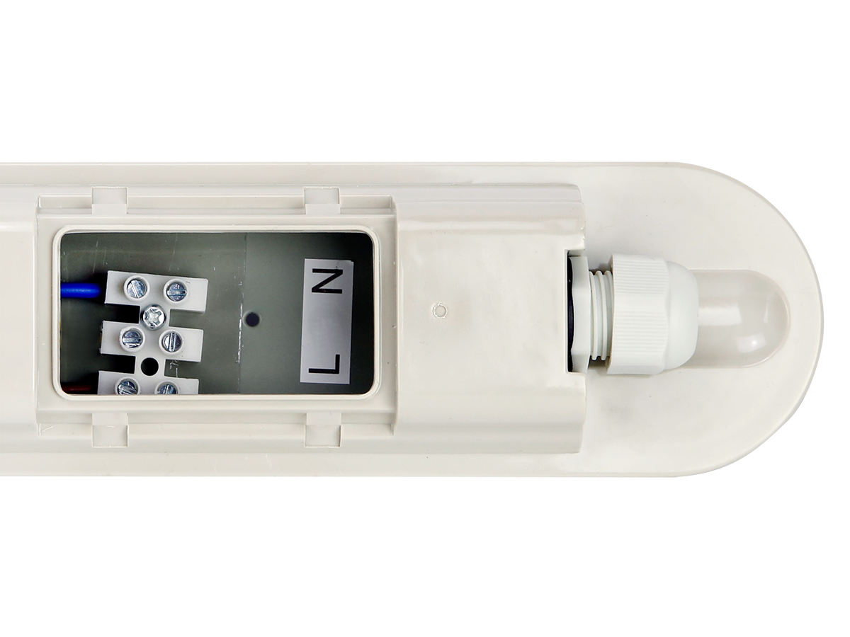 Hermetische armatuur LINERIS 4000K 36W 4320lm IP65 120cm grijs 2x1,5mm LITE