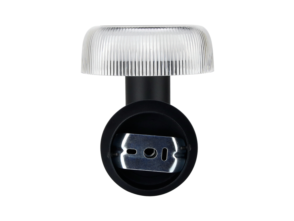 Solar wandlamp SUNTIS 3000K 170lm 2Ah USB-C rond IP54 zwart PRIME