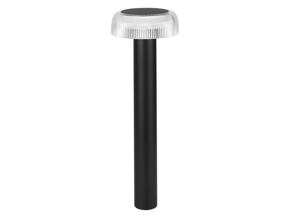 Solar grondspiegel SUNTIS 3000K 170lm 2Ah USB-C rond IP54 zwart PRIME