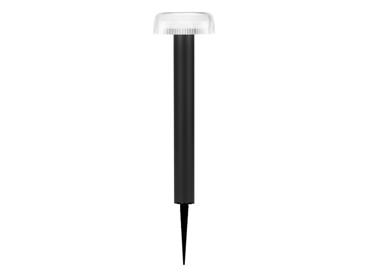Solar grondspiegel SUNTIS 3000K 170lm 2Ah USB-C rond IP54 zwart PRIME
