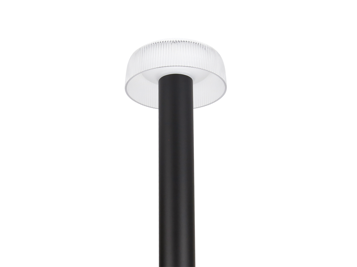 Solar grondspiegel SUNTIS 3000K 170lm 2Ah USB-C rond IP54 zwart PRIME
