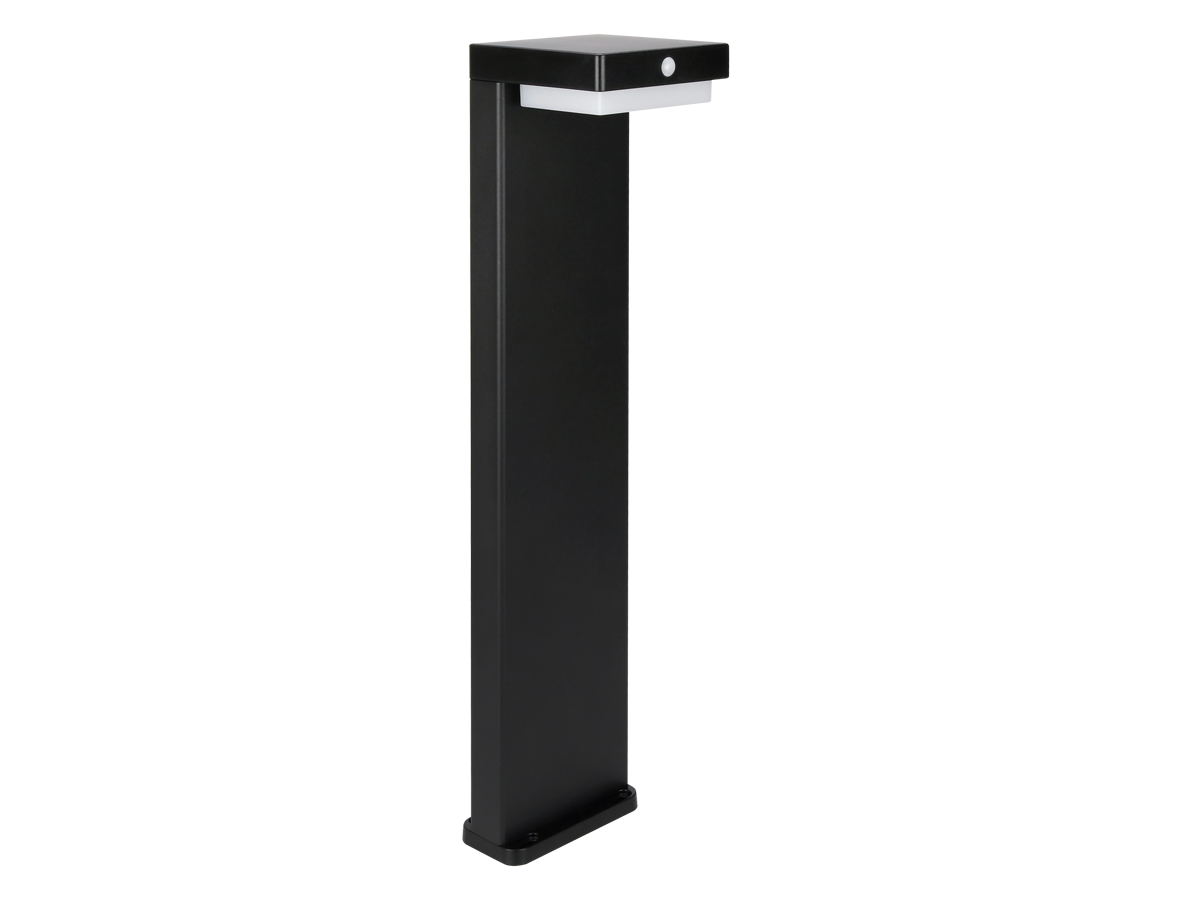 Solar grondspiegel SUNTIS 3000K 220lm 2Ah USB-C vierkant IP54 zwart PRIME