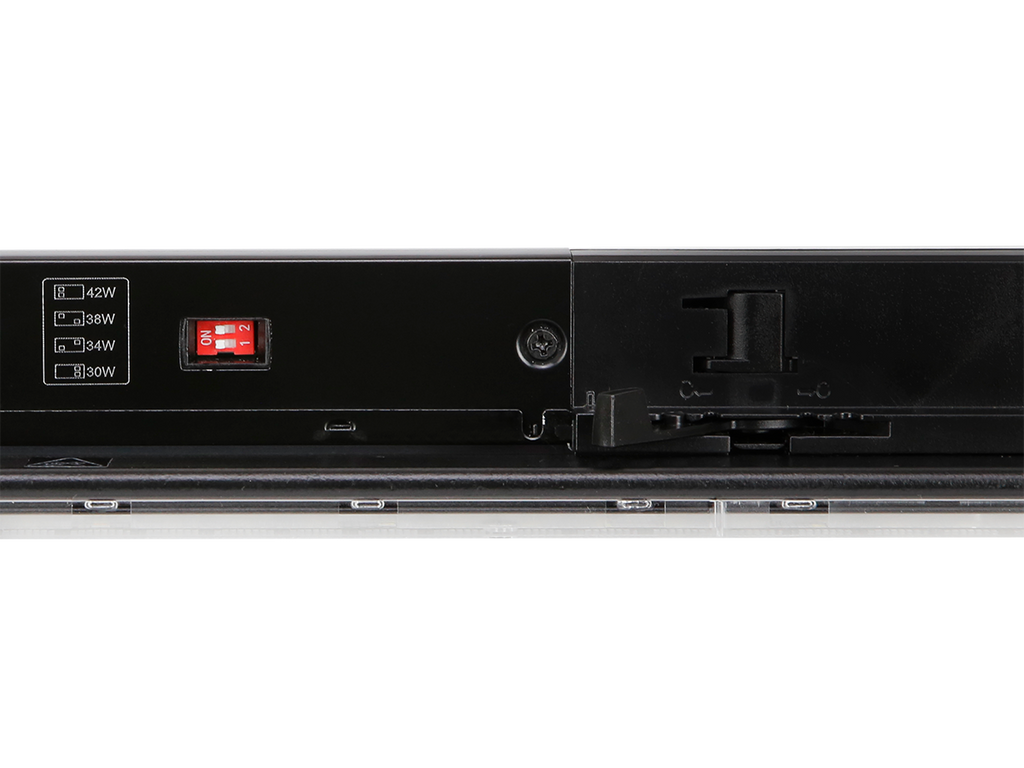 Railspot Linear LUMICANTO 30-42W 3CCT(3K/4K/6K) 90° IP20 120cm zwart PRIME