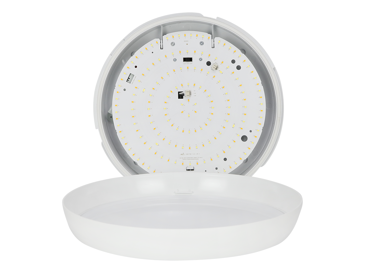 Plafonlamp LEDIS 3CCT(3K/4K/6K) 12/16W 1600lm rond IP65 wit PRIME DALI