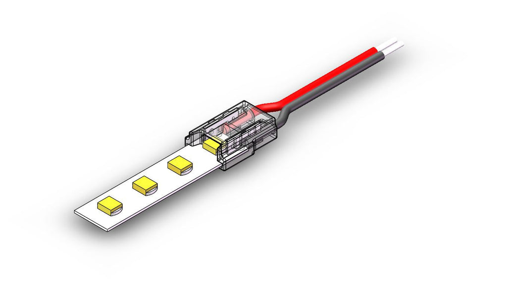 Fast Connector 3gen. SMD/COB 2pin 8mm 6A PCB-kabel 15cm PRIME (10 stuks)