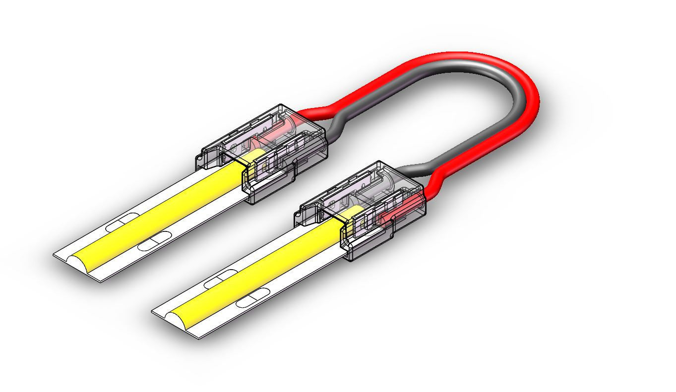 Fast Connector 3gen. SMD/COB 2pin 8mm 6A PCB-kabel 15cm-PCB PRIME (10 stuks)