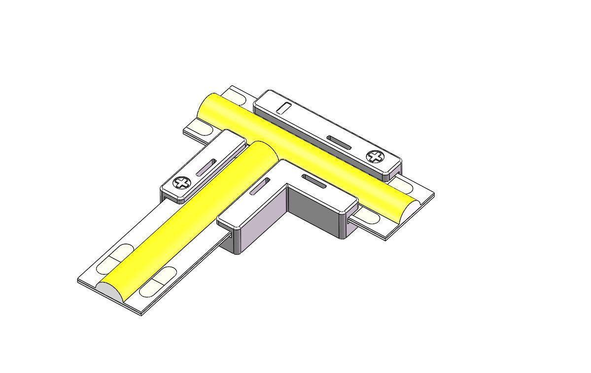 Fast Connector 3gen. T SMD/COB 2pin 8mm 5A PCB-PCB PRIME (10 stuks)