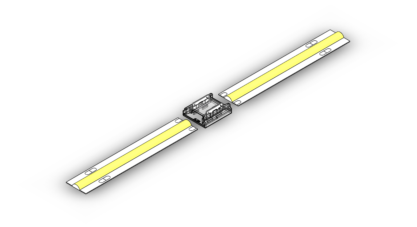 Fast Connector 3gen. eenvoudige SMD/COB 2pin 10mm 6A PCB-PCB PRIME (10 st.)