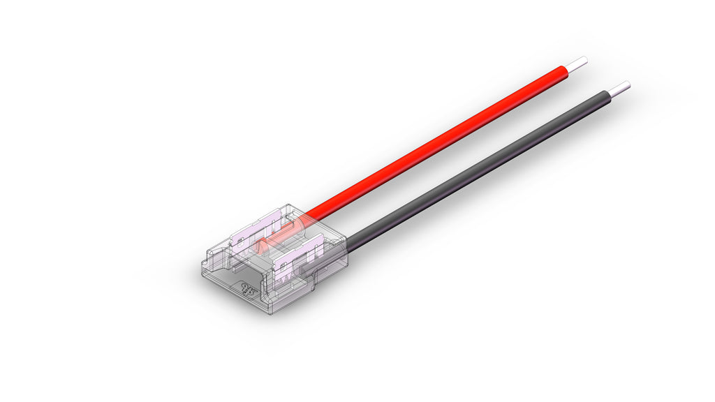 Fast Connector 3gen. SMD/COB 2pin 10mm 6A PCB-kabel 15cm PRIME (10 st.)