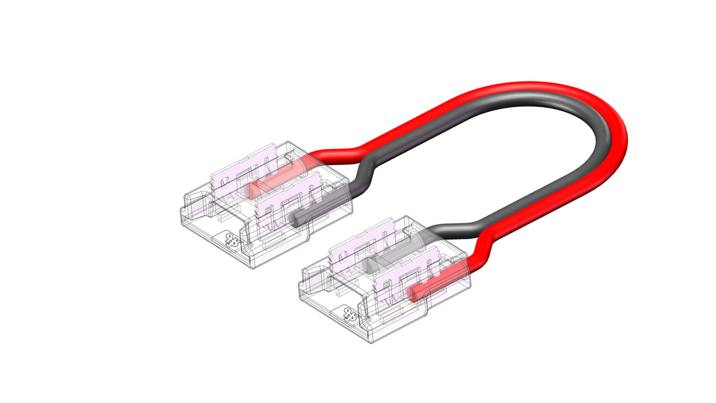 Fast Connector 3gen. SMD/COB 2pin 10mm 6A PCB-kabel 15cm-PCB PRIME (10 stuks)