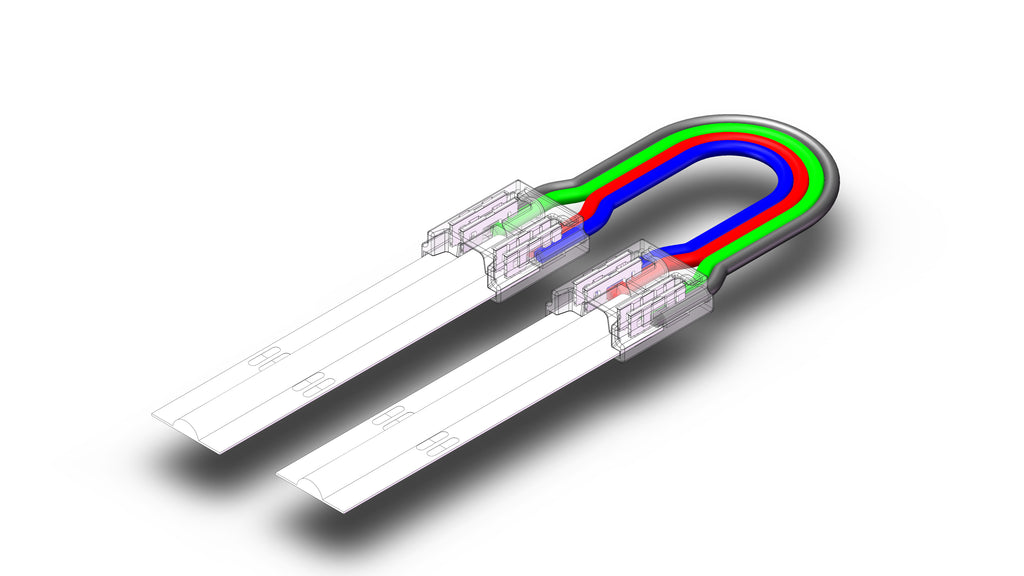Fast Connector 3gen. COB 4pin 10mm 4A PCB-kabel 15cm-PCB PRIME (10 stuks)