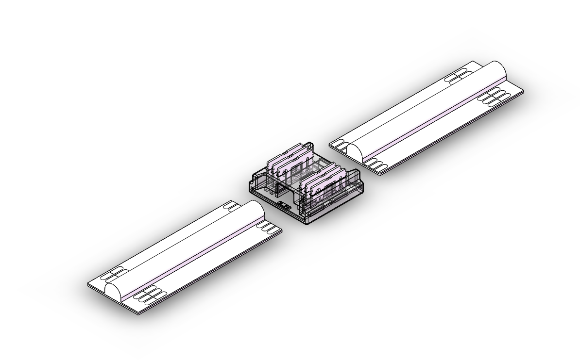 Fast Connector 3gen. rechte COB 6pin 12mm 6A PCB-PCB PRIME (10 st.)