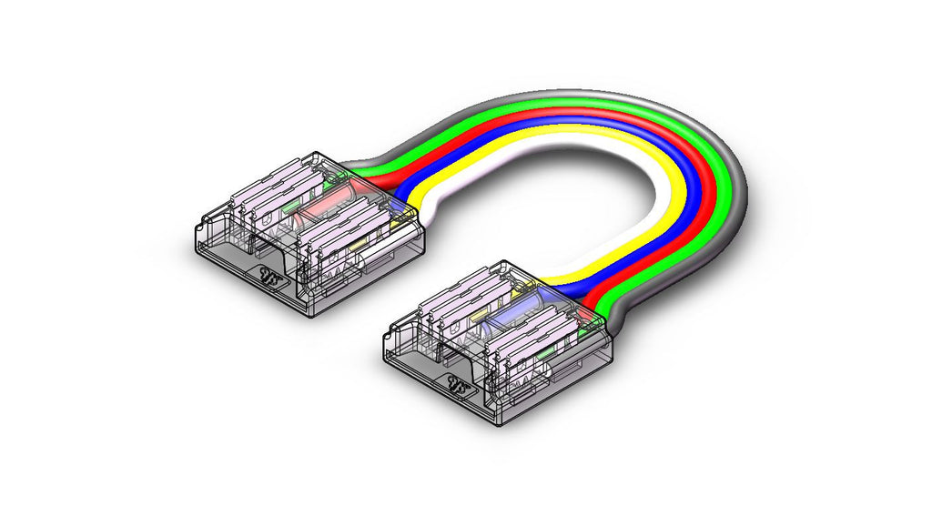 Fast Connector 3gen. COB 6pin 12mm 4A PCB-kabel 15cm-PCB PRIME (10 stuks)