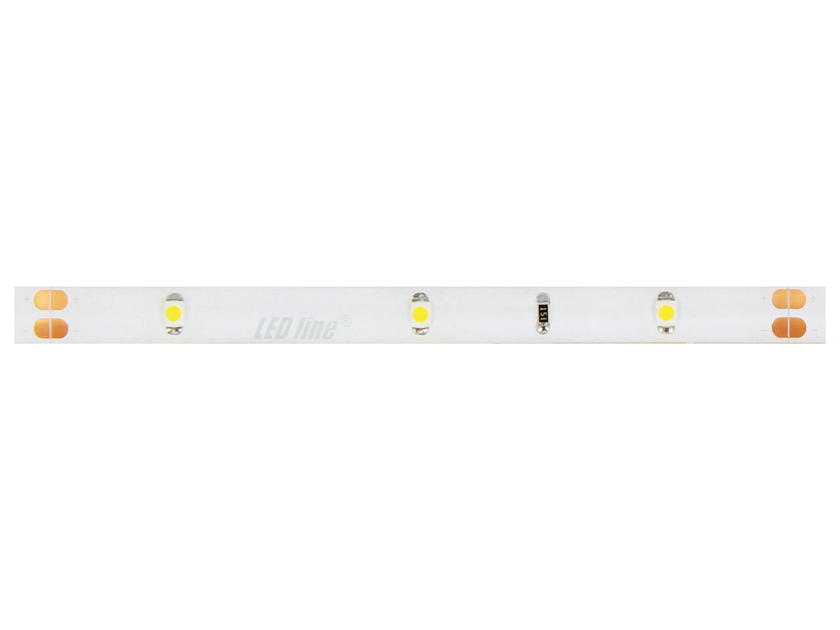 LED-strip 150/5m SMD 12V GEEL 2.4W IP65 8mm 5m LITE