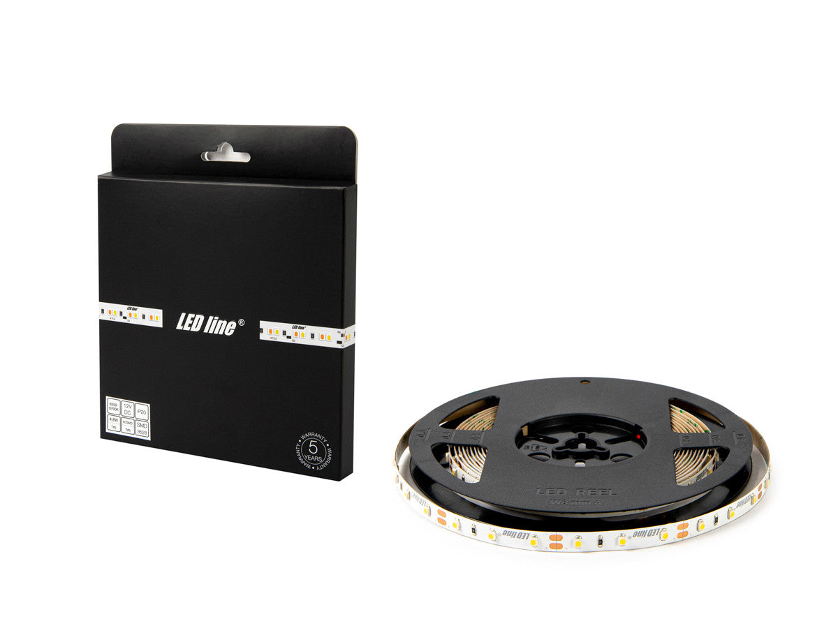 LED-strip 300/5m SMD 12V 6500K 4.8W IP20 8mm 5m 480lm/m PRIME