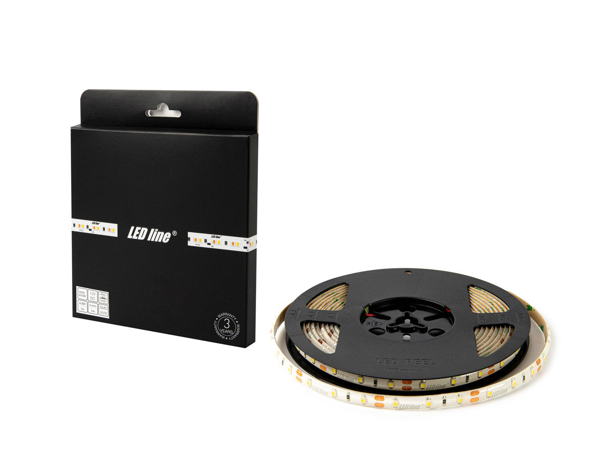 LED-strip 300/5m SMD 12V 6500K 4.8W IP65 8mm 5m 480lm/m LITE